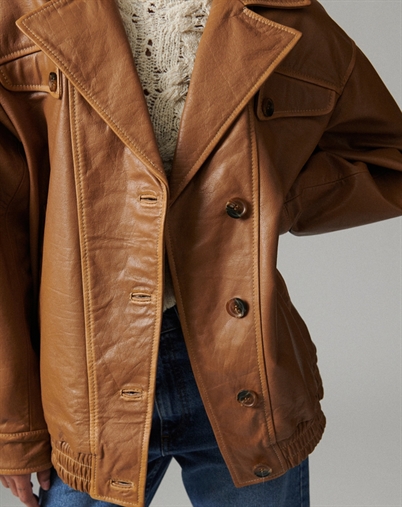 Day Birger et Mikkelsen - Mette Leather Jakke - Rubber